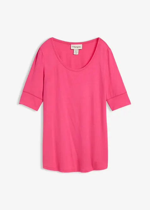 T-shirt doux en viscose extensible, bonprix