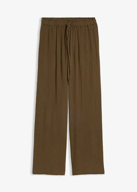 Pantalon palazzo 100% viscose, bonprix