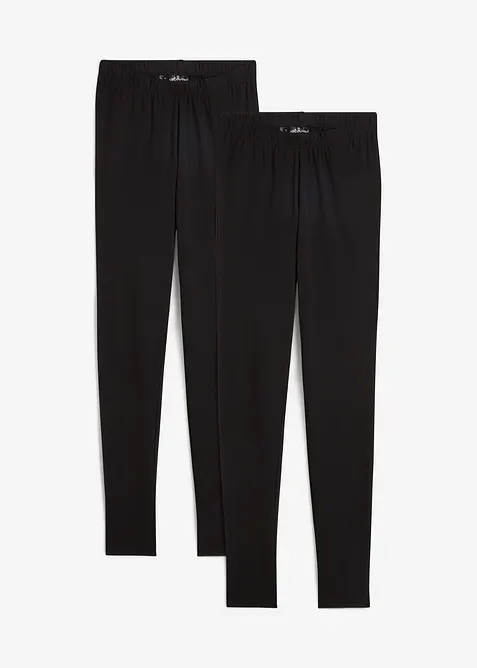 Lot de 2 leggings, bonprix