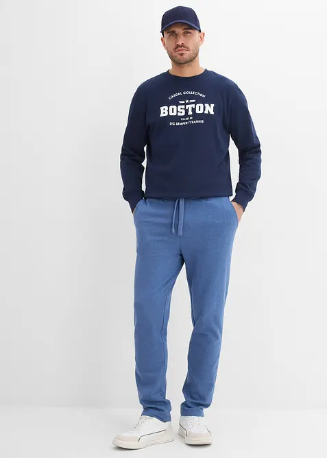 Pantalon de jogging &agrave; jambes droites, int&eacute;rieur gratt&eacute; doux, bonprix