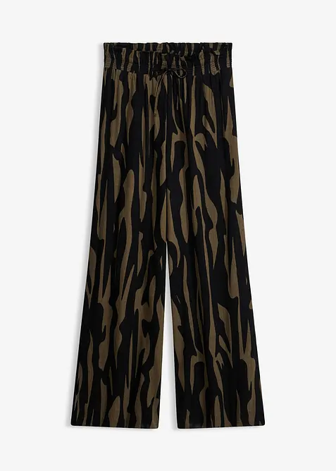 Pantalon de plage en viscose fluide, bonprix