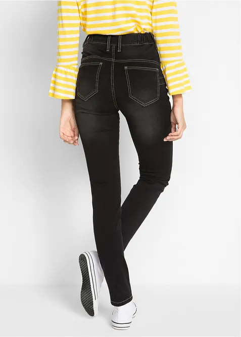 Jean slim taille haute, super extensible, bonprix