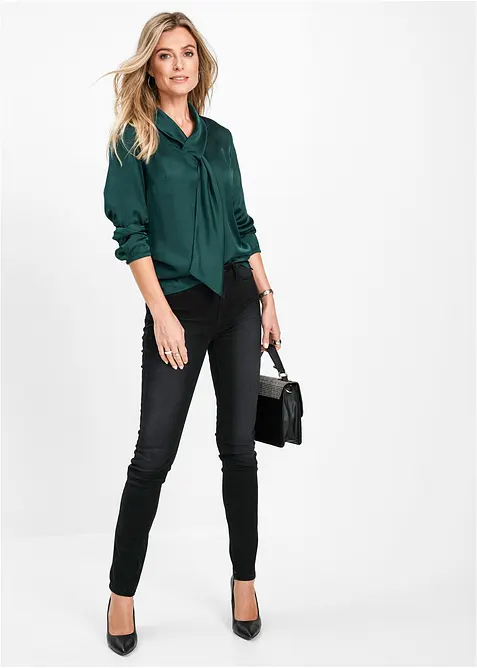 Jean skinny taille mi-haute, extensible, bonprix