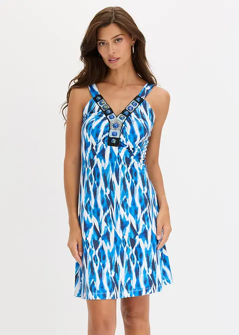 Robe trap&egrave;ze en jersey, bonprix