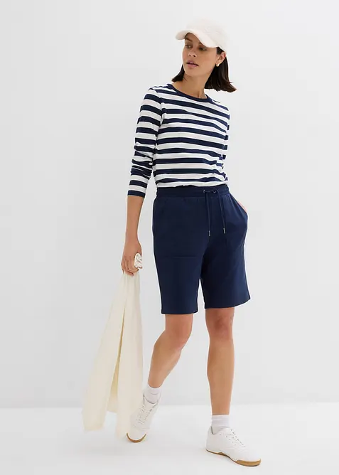 Short sweat avec poches, bonprix