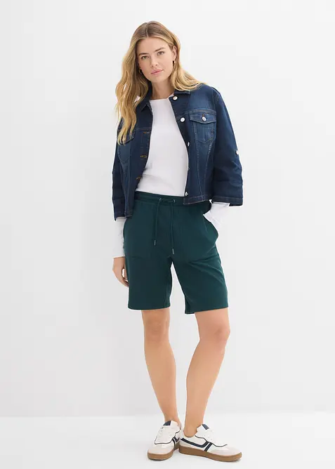 Short sweat avec poches, bonprix