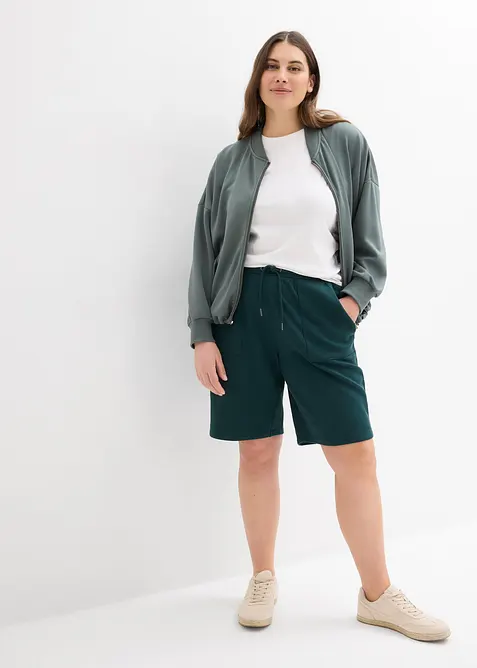 Short sweat avec poches, bonprix