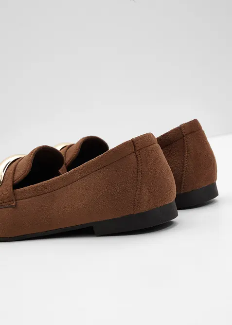 Mocassins aux d&eacute;tails m&eacute;talliques, bonprix
