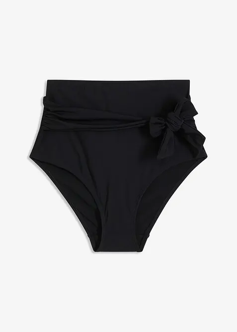 Bas de bikini sculptant taille haute avec lien &agrave; nouer, maintien fort, bonprix