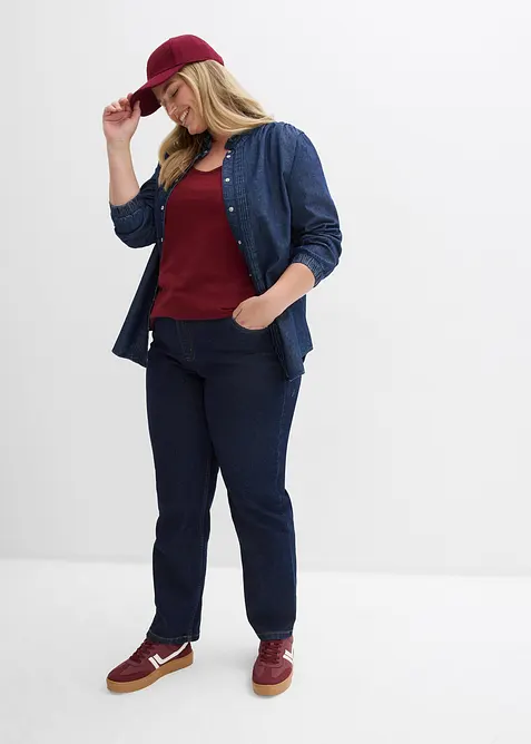 Lot de 5 d&eacute;bardeurs longs 100% coton, bonprix