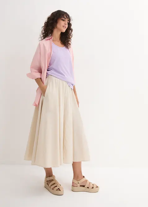 Lot de 5 d&eacute;bardeurs longs 100% coton, bonprix