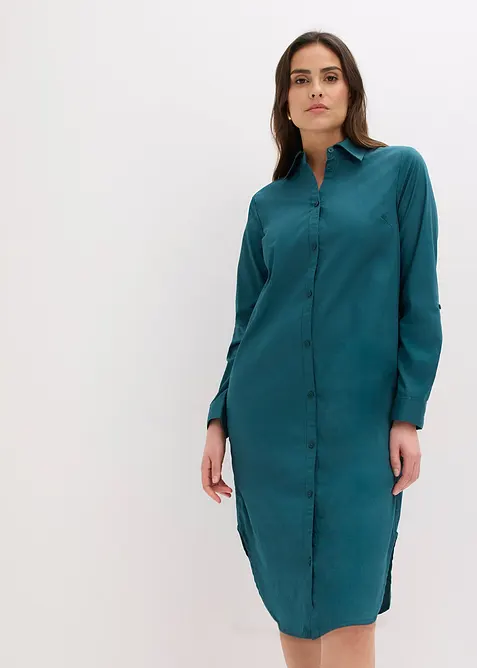 Robe-chemise en popeline de coton, bonprix