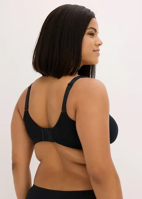 Lot de 2 soutiens-gorge minimiseurs coton sans armatures, bonprix