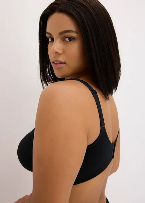 Lot de 2 soutiens-gorge minimiseurs coton sans armatures, bonprix