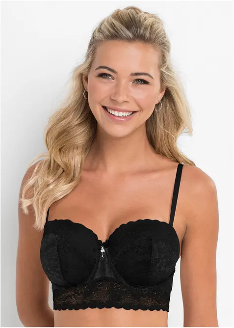 Soutien-gorge balconnet en dentelle, bonprix