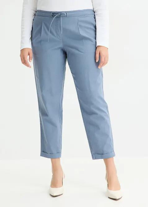 Pantalon en lin m&eacute;lang&eacute;, bonprix