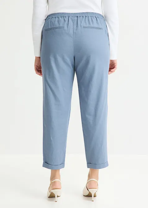 Pantalon en lin m&eacute;lang&eacute;, bonprix