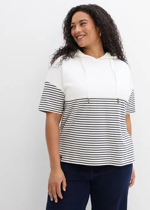 Sweat &agrave; capuche, bonprix