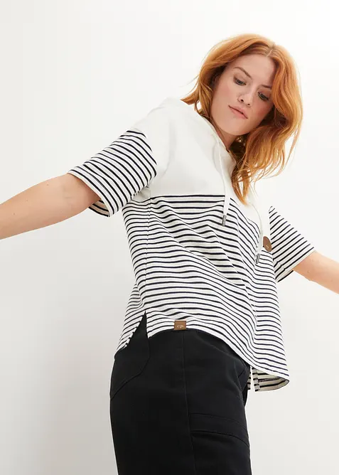 Sweat &agrave; capuche, bonprix