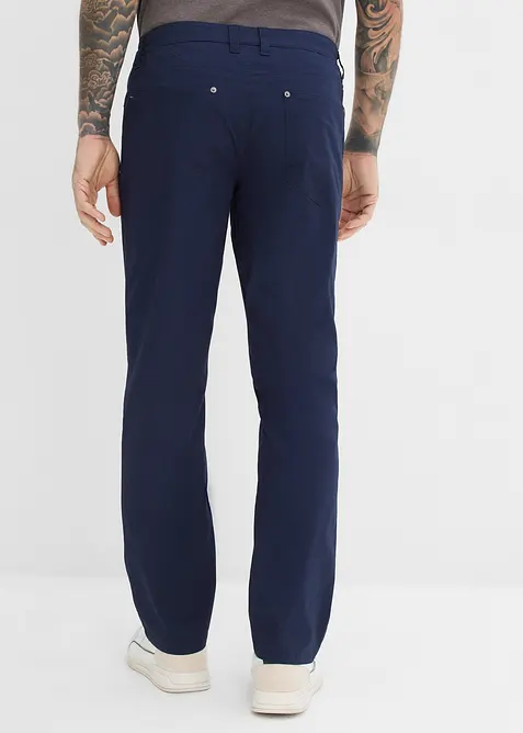 Pantalon loose et extensible &agrave; taille &eacute;lastiqu&eacute;e, droit, bonprix