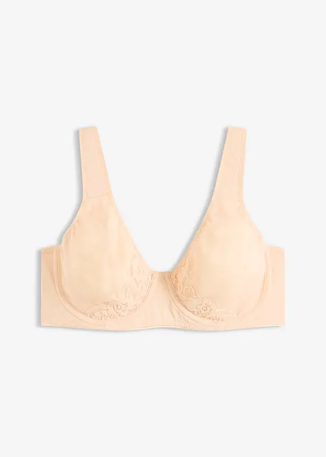 Soutien-gorge minimiseur &agrave; bretelles rembourr&eacute;es, bonprix