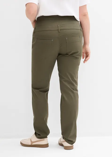 Pantalon en twill extensible, bonprix
