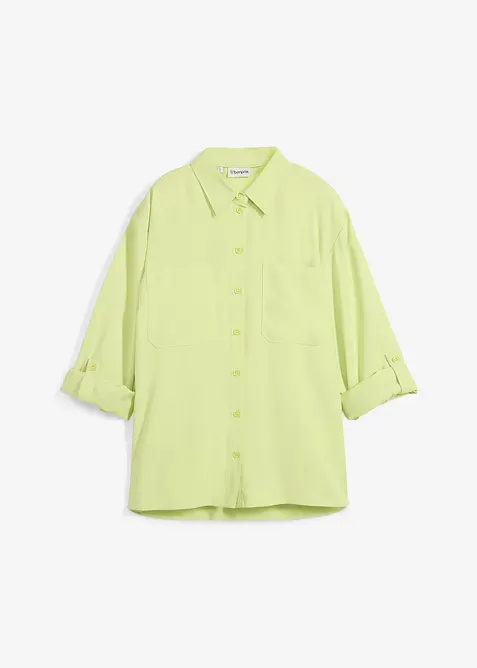 Chemisier fluide en viscose m&eacute;lang&eacute;e, bonprix