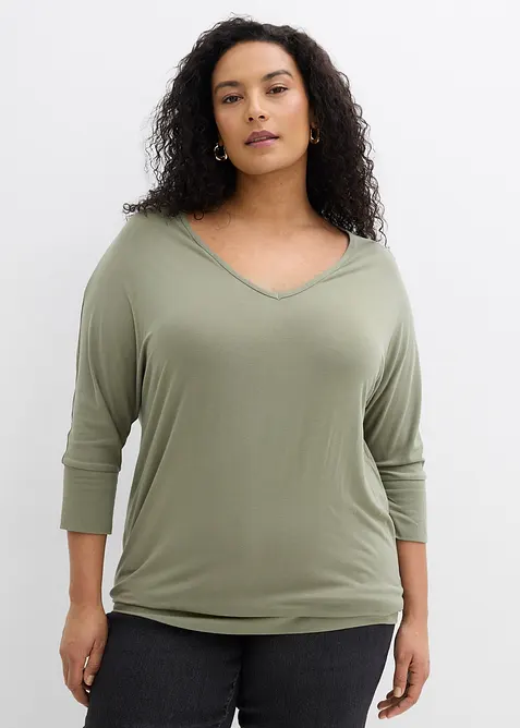 T-shirt oversize en viscose fluide, bonprix