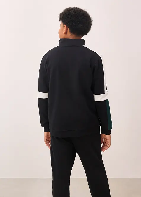 Sweat zipp&eacute; 100% coton, bonprix