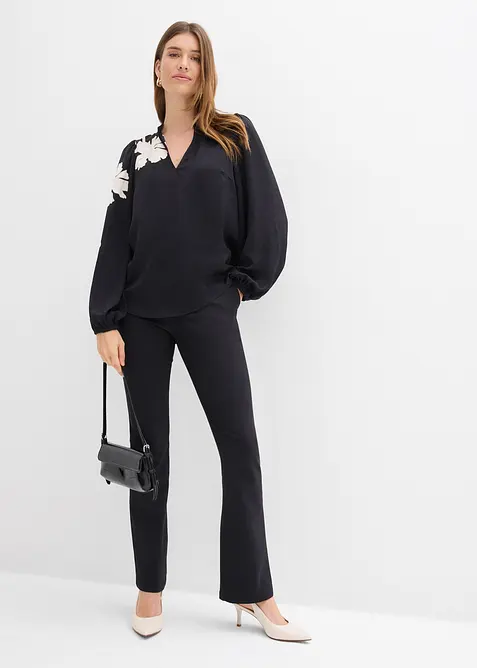 Blouse en mousseline imprim&eacute;e, bonprix