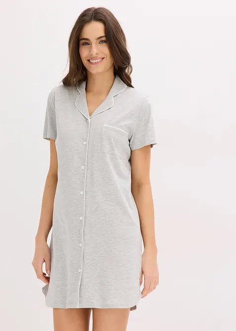 Chemise de nuit courte 100% coton, bonprix