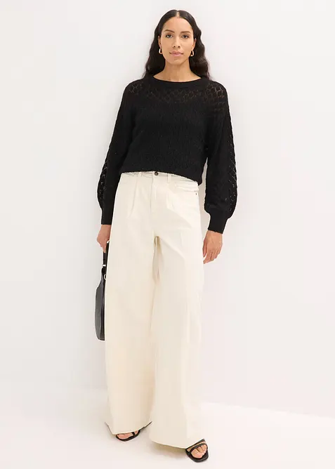 Pull ajour&eacute;, bonprix