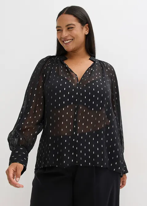 Blouse transparente, bonprix