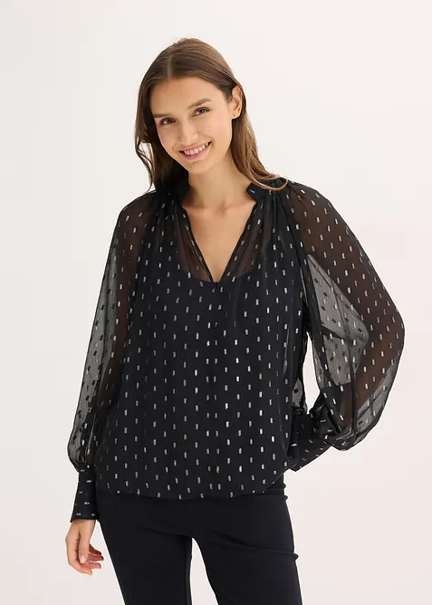 Blouse transparente, bonprix