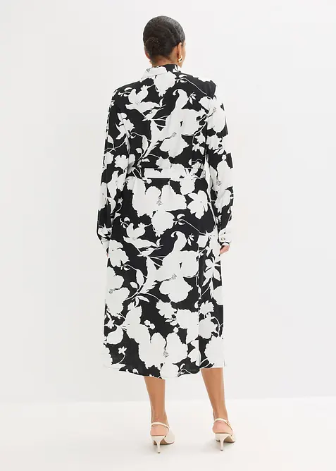 Robe-chemise en viscose fluide, bonprix