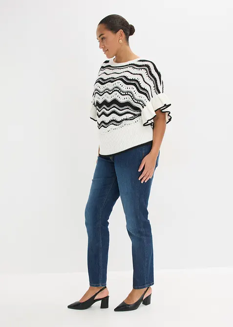 T-shirt en maille, bonprix