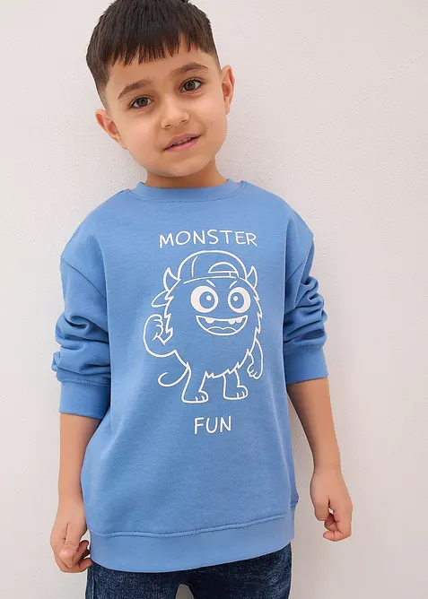 Sweat-shirt 100% coton, bonprix