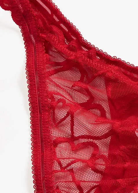 Tanga &agrave; dentelle c&oelig;urs, bonprix