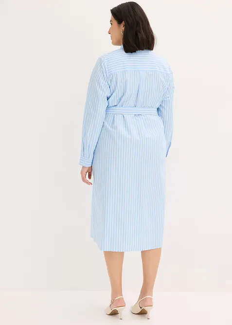 Robe-chemise 100% coton, bonprix