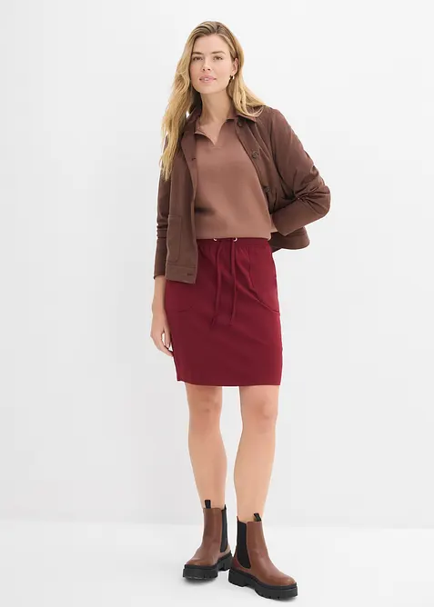 Jupe extensible en coton, bonprix