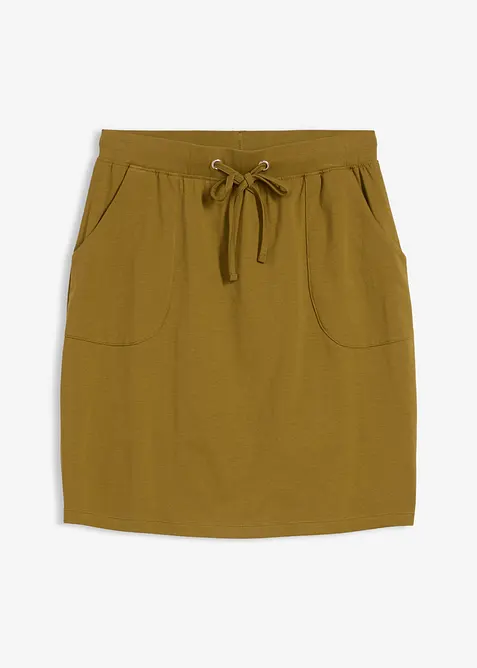 Jupe extensible en coton, bonprix