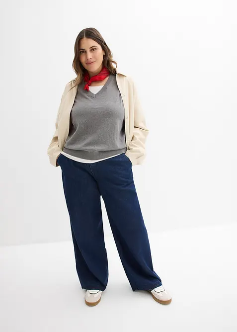 Pull sans manches 100% coton, bonprix