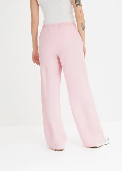 Pantalon palazzo en lin m&eacute;lang&eacute;, bonprix
