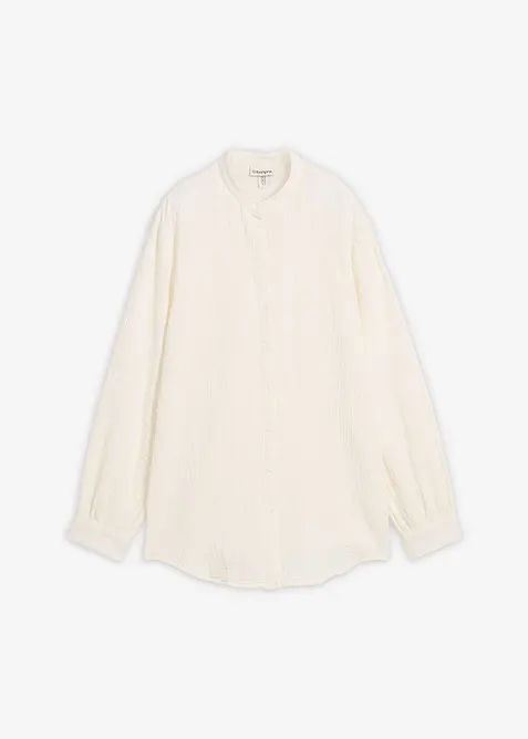 Chemisier long en gaze de coton, bonprix