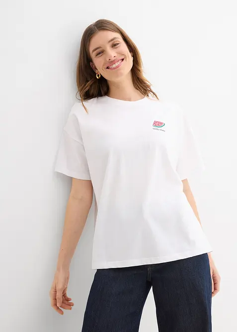 T-shirt oversize 100% coton, bonprix
