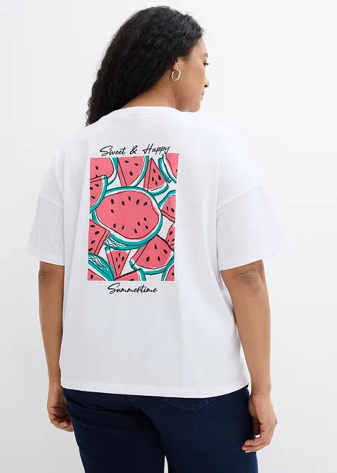 T-shirt oversize 100% coton, bonprix