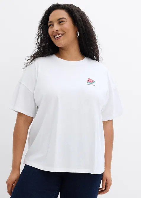 T-shirt oversize 100% coton, bonprix