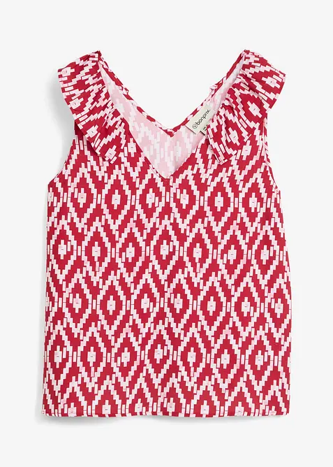 Blouse sans manches en viscose fluide, bonprix