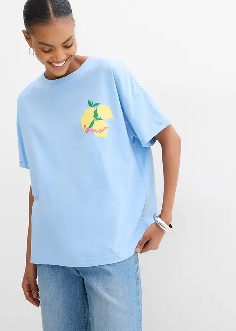 T-shirt oversize 100% coton, bonprix