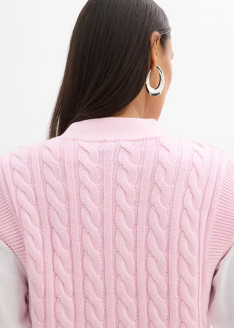 Gilet sans manches en maille, bonprix